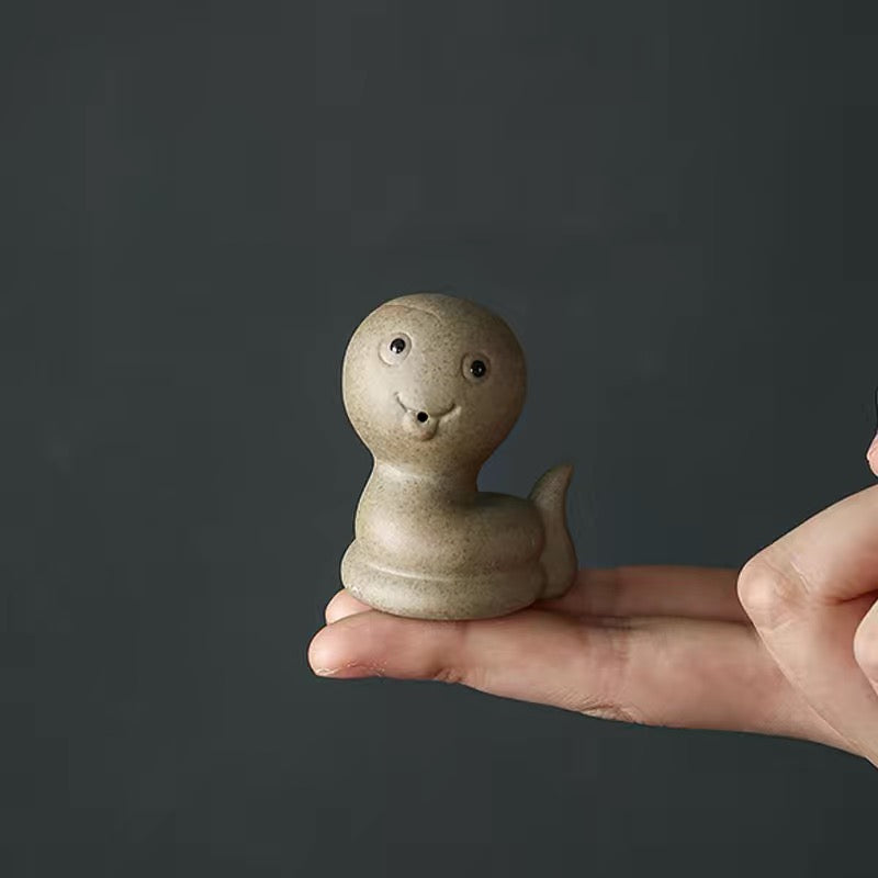 Fingertip Tea Pet 12 Chinese Zodiac Pig Sheep Rabbit Purple Sand Ornament