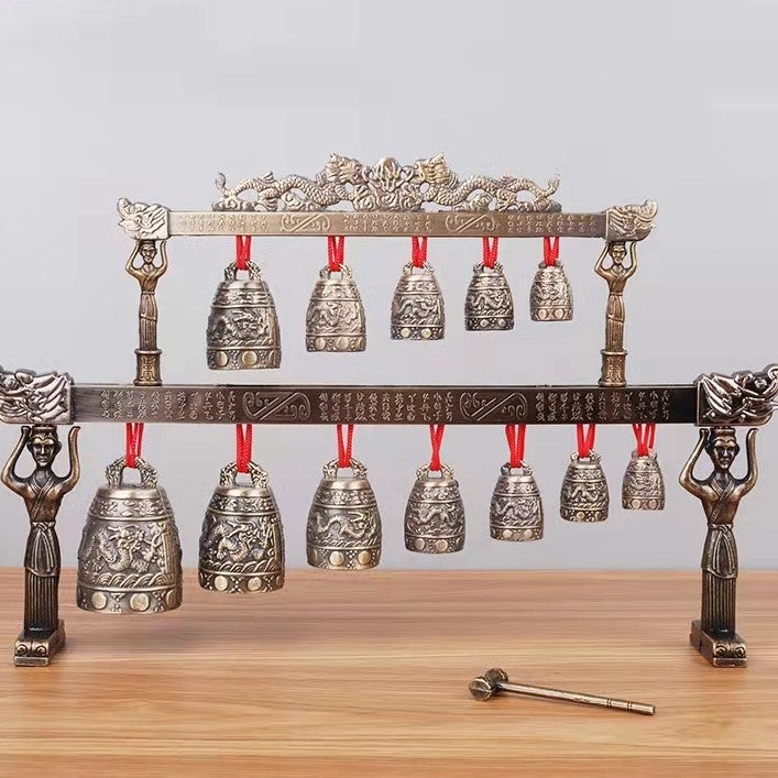 Bianzhong - Ancient Chinese Bronze Musical Instrument Ornament