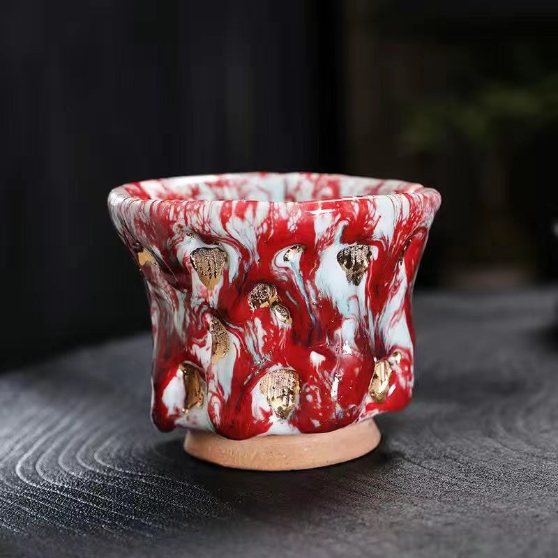 Master Collection----High-end master award-winning Shino yaki Tea cup(