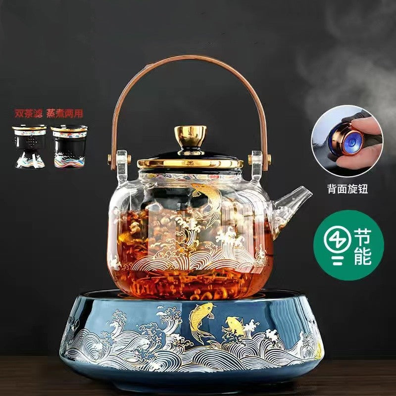 Boiling Tea Pan Tea boiler glass boiling tea pot electric pottery stove